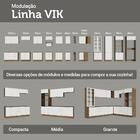 Balcão De Cozinha 120 Cm 2 Portas Rustic/branco Vik Madesa