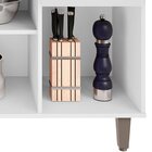 Balcão De Cozinha 120 Cm 3 Portas 1 Gaveta S/ Tampo Franca Br