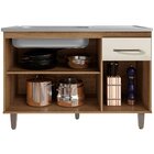 Balcão De Cozinha 120 Cm 3 Portas 1 Gaveta S/ Tampo Franca Me