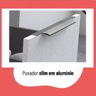 Balcão De Cozinha 120 Cm Hibisco Thela Grafite Com Branco