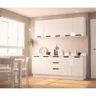 Balcão De Cozinha 120 Cm Meena 2 Portas 3 Gavetas Branco - Po
