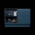 Balcão De Cozinha 120cm 1 Porta 3 Gavetas Sevilha 100% Mdf Se