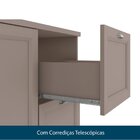 Balcão De Cozinha 120cm 2 Portas 2 Gavetas Sem Tampo Unna  Fu