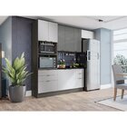 Balcão De Cozinha 120cm 2 Portas 3 Gavetas Kappesberg Onix/st