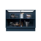 Balcão De Cozinha 120cm 2 Portas Sevilha Azul Órion