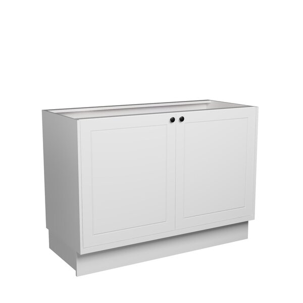 Balcão De Cozinha 120cm 2 Portas Sevilha Branco Ártico