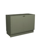 Balcão De Cozinha 120cm 2 Portas Sevilha Verde Hill