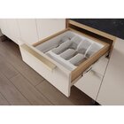 Balcão De Cozinha 120cm 3 Portas 2 Gavetas Em Mdf Com Pia Ino