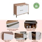 Balcão De Cozinha 120cm Com 1 Porta 1 Gaveta Tampo E Porta Co