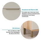 Balcão De Cozinha 120cm Com 2 Portas 3 Gavetas E Tampo 100% M