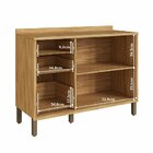 Balcão De Cozinha 120cm Com 2 Portas Basculantes 3 Gavetas E