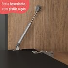 Balcão De Cozinha 120cm Com Tampo 3 Portas 2 Gavetas Avelã  M