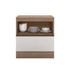 Balcão De Cozinha 1 Porta 1 Gaveta Dijon Carvalho Off-white