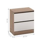 Balcão De Cozinha 1 Porta 1 Gaveta Dijon Carvalho Off-white