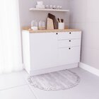 Balcão De Cozinha 1 Porta 3 Gavetas 100% Mdf 120cm Sem Tampo