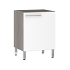 Balcão de Cozinha 1 Porta 53x82,5x60,8cm Branco Prime Luciane