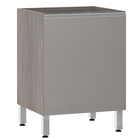 Balcão de Cozinha 1 Porta 53x82,5x60,8cm Capuccino Prime Luciane