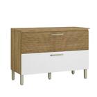 Balcão De Cozinha 1 Porta Basculante 1 Gaveta Com Tampo 120cm