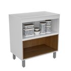 Balcão De Cozinha 1 Porta Basculante 1 Nicho Em Madeira Quadr