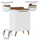 Balcão De Cozinha 1 Porta Com Tampo 0,59m Favorita Branco / N