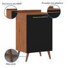 Balcão De Cozinha 1 Porta Com Tampo 0,59m Favorita Natura / P