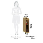 Balcão De Cozinha 20cm 1 Porta Elegance Luciane Móveis