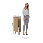 Balcão De Cozinha 20cm 1 Porta Sem Tampo Slim Luciane Móveis