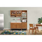 Balcão De Cozinha 2 Gavetas Sabor Caseiro - Nozes - Meu Móvel