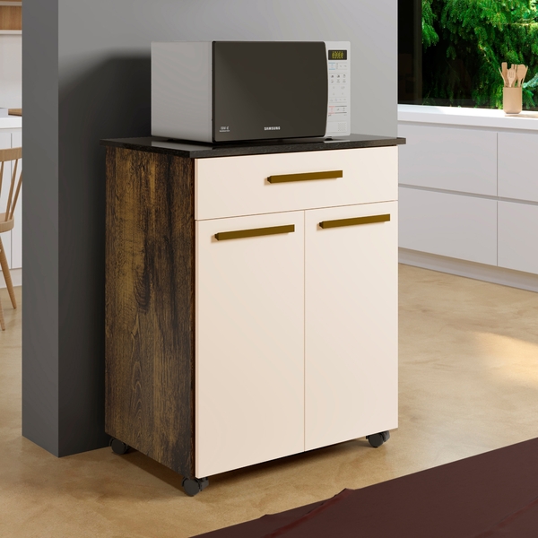 Balcão De Cozinha 2 Portas 1 Gaveta Girassol Kaiki