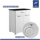 Balcão De Cozinha 2 Portas 1 Gaveta Girassol kaiki Móveis Bra