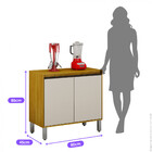 Balcão De Cozinha 2 Portas 1 Prateleira Eduarda