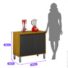 Balcão De Cozinha 2 Portas 1 Prateleira Eduarda