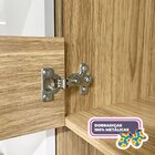 Balcão De Cozinha 2 Portas 2 Gavetas 90,9cm Nala  Freijó/gris