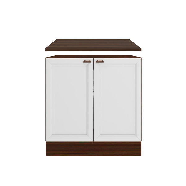 Balcão De Cozinha 2 Portas 2 Gavetas Com Tampo Lissa Nogueira