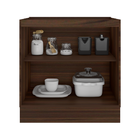 Balcão De Cozinha 2 Portas 2 Gavetas Com Tampo Lissa Nogueira