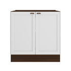 Balcão De Cozinha 2 Portas 2 Gavetas Com Tampo Lissa Nogueira