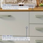 Balcão De Cozinha 2 Portas 3 Gavetas 120cm Princesa 100% Mdf