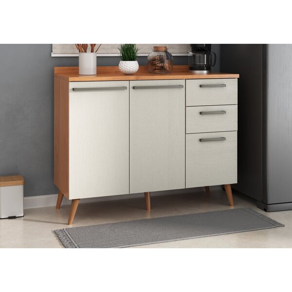 Balcão De Cozinha 2 Portas 3 Gavetas 1 Prateleira Favorita Ci