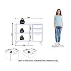 Balcão De Cozinha 2 Portas 3 Gavetas 1 Prateleira Favorita Na