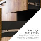 Balcão De Cozinha 2 Portas 3 Gavetas Menu Kitchen Canelone  P