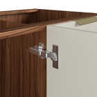 Balcão De Cozinha 2 Portas 3 Gavetas Wengue/cristalo - Decibal