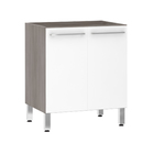 Balcão de Cozinha 2 Portas 53x82,5x53cm Branco Prime Luciane