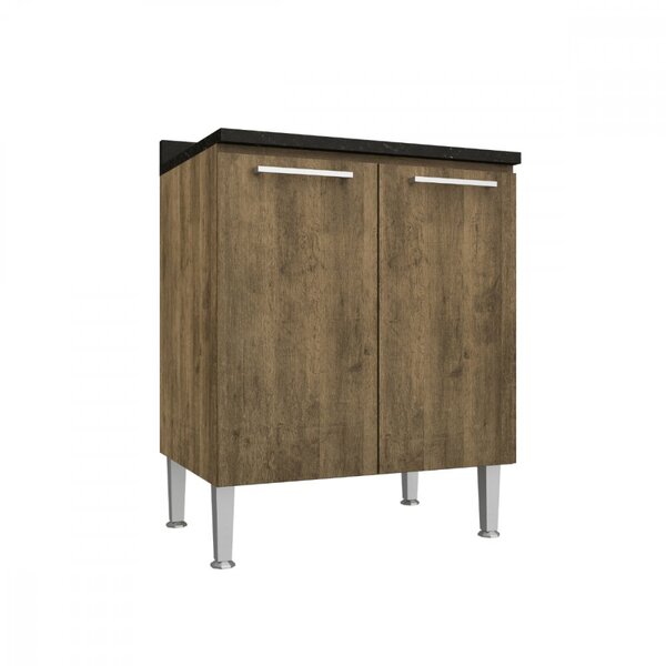 Balcão De Cozinha 2 Portas 70cm Isadora Genialflex