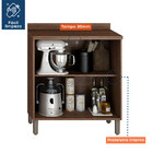 Balcão De Cozinha 2 Portas 80 Cm Áustria Valdemóveis