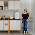 Balcão De Cozinha 2 Portas 80 Cm Áustria Valdemóveis