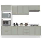 Balcão De Cozinha 2 Portas 80cm X 92,5cm X 52cm Branco/verde