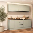 Balcão De Cozinha 2 Portas 92,5cm Koya Verde