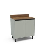 Balcão De Cozinha 2 Portas 92,5cm Koya Verde