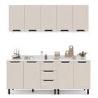 Balcão De Cozinha 2 Portas 92,5cm X 80cm X 52cm Branco/creme