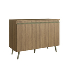 Balcão De Cozinha 2 Portas (120 Cm) Com Tampo One Casamia - T